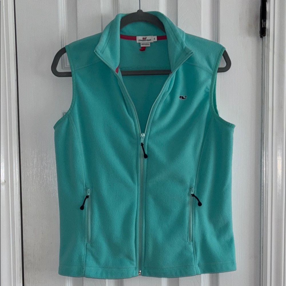 Vineyard Vines - Turquoise Fleece Vest